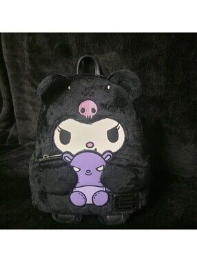 Loungefly Sanrio Kuromi With Bear Mini Backpack NWT